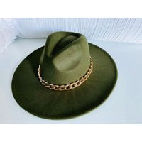 Olive Green Fedora | Etsy (US)