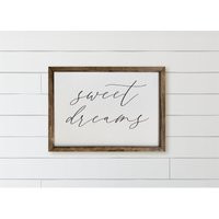 Wooden Frames - Sweet Dreams | Housewarming Gift, Frame Decor, Wall Art, Framed Print Gift | Etsy (US)