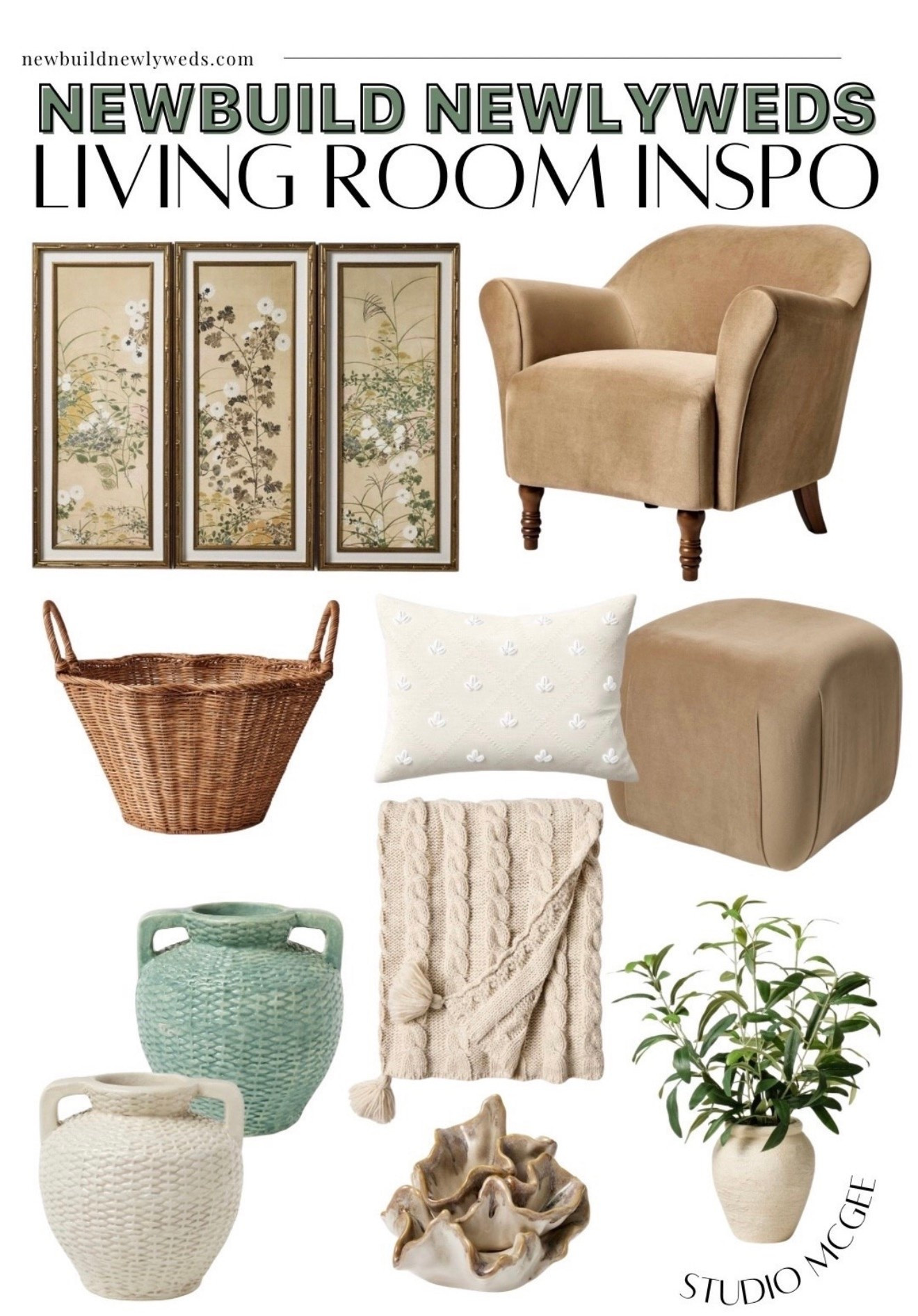 Living room inspo with Studio McGee new arrivals!