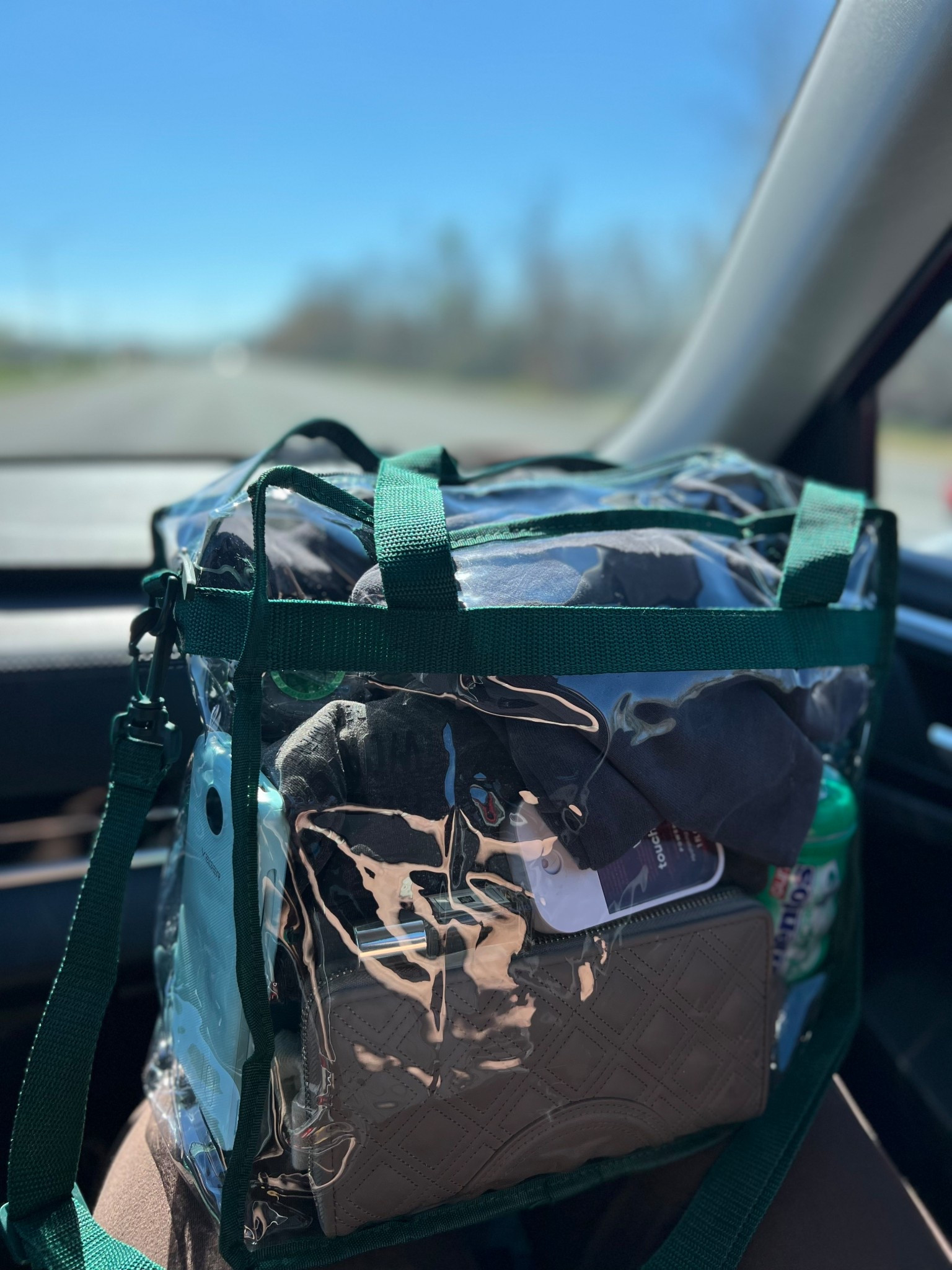 Heading to monster jam!! Boy mom life haha. Clear stadium approve bag and all the essentials. Touchland hand sanitizer, power bank, jo malone mini cologne, clothes change. 

#LTKootd #LTKmomlife #LTKdayinmylife