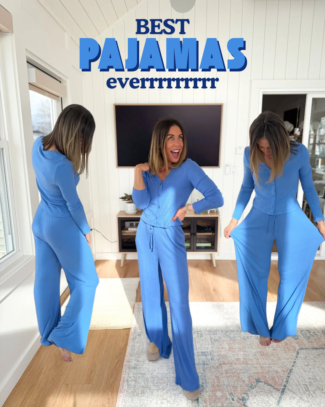 Best, most comfortable, stretchy PJs EVER! 

 #LTKmorningroutine #LTKOver40 #LTKPetite
