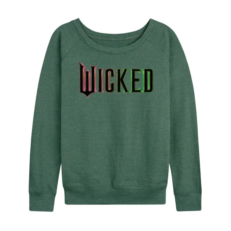 Wicked - Theatrical Logo - Women's French Terry Pullover Sweatshirt | Walmart (US)