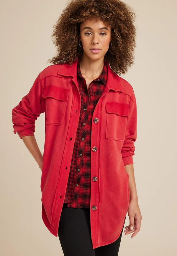 Collegiate Shacket | Maurices