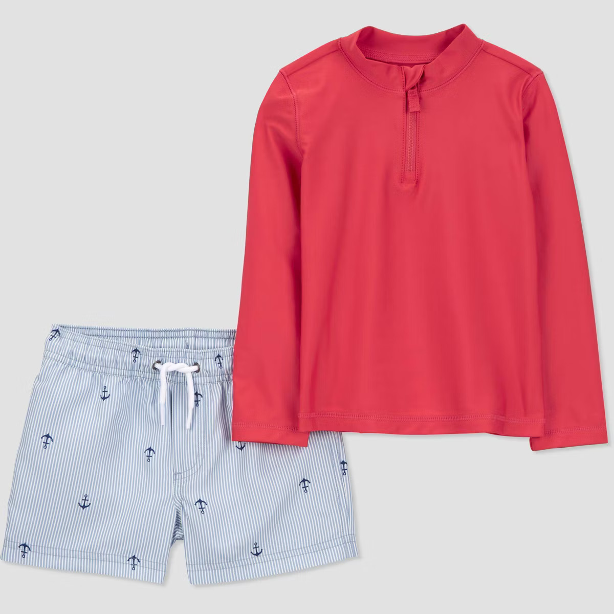 Carter's Just One You® Toddler Boys' Long Sleeve Rash Guard Set | Target