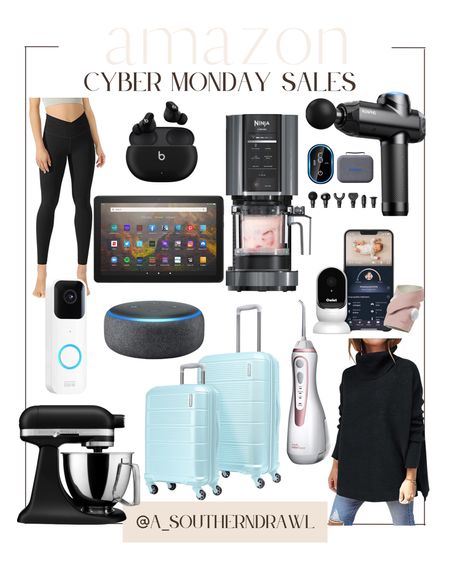 Amazon sale - cyber sale - hard luggage - water pik - v leggings - beats - tablet - blink doorbell - Alexa - amazon 

#LTKCyberweek #LTKHoliday #LTKhome