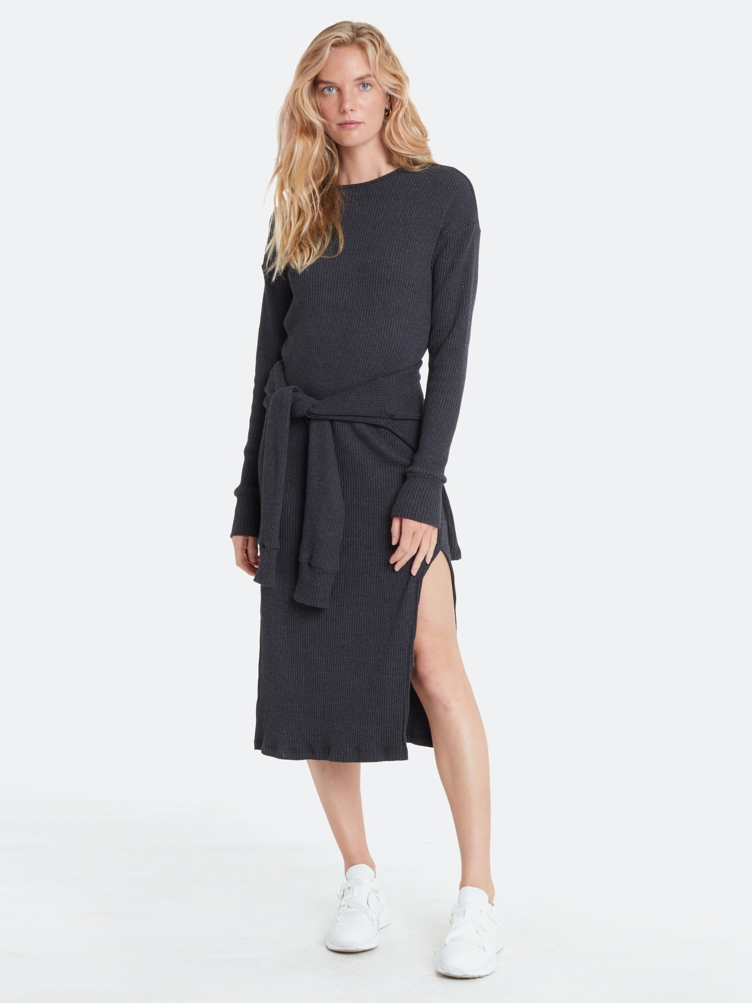 De Gaulle Rib Midi Dress | Verishop