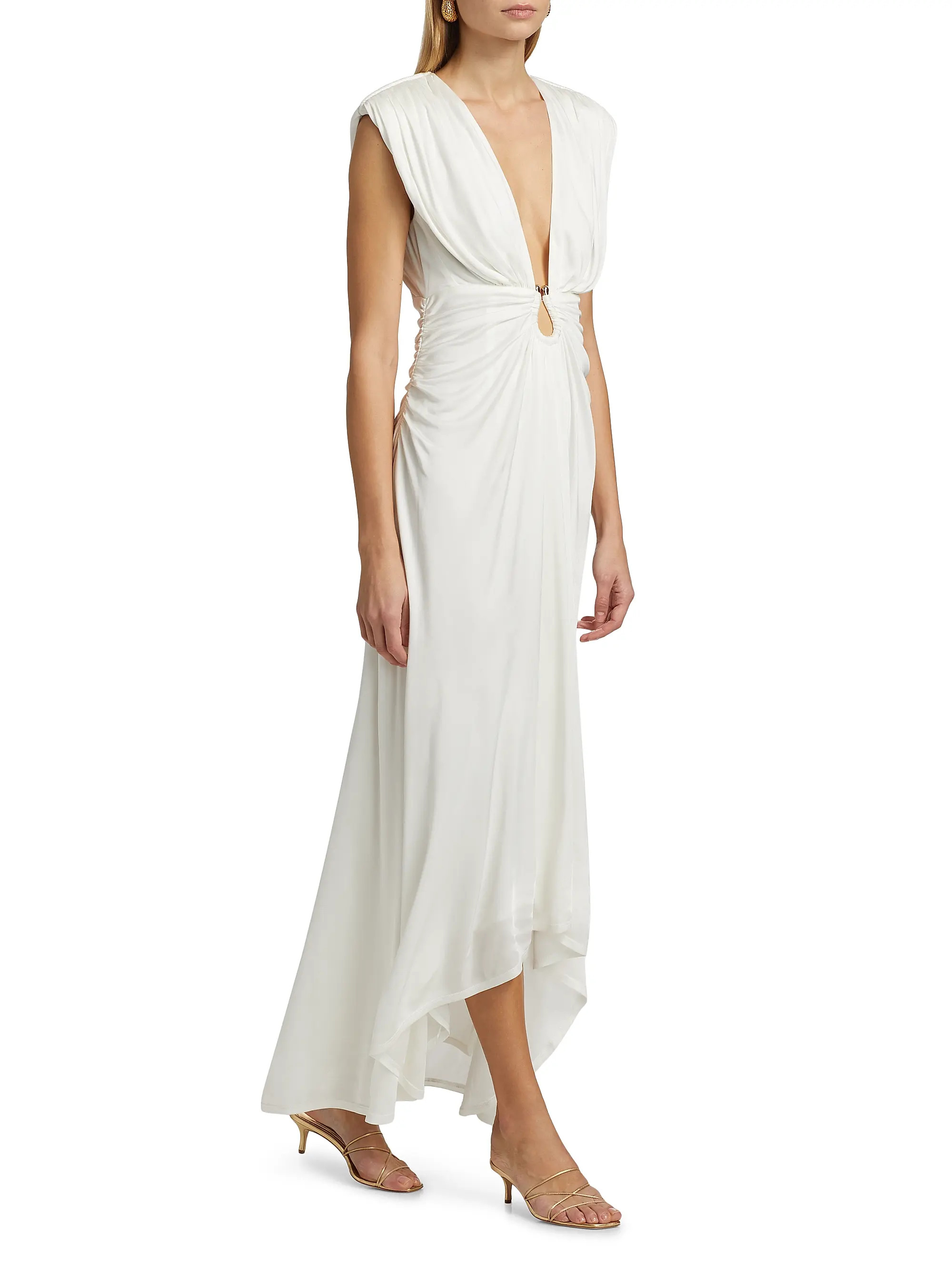 Arden V-Neck Cap Sleeve Dress | Saks Fifth Avenue