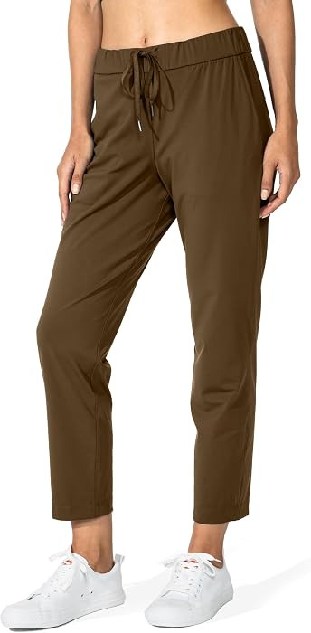 G Gradual Women's Pants with Deep Pockets 7/8 Stretch Ankle Sweatpants | Amazon (US)