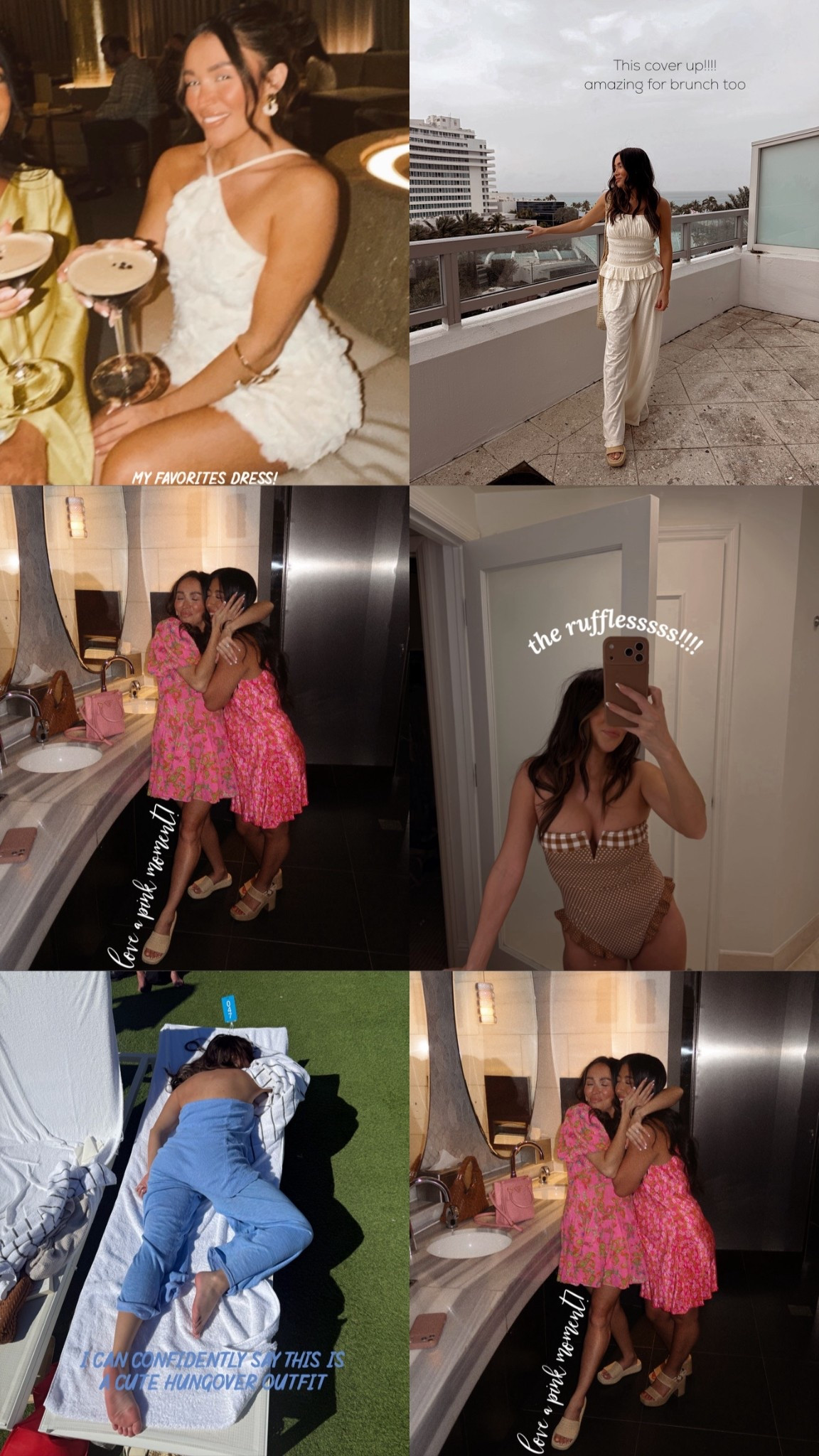 Ruffle swim suit is from blackbough swim! 🫶🏼🏝️🥂 #vacay #miami  

#LTKootd #LTKTravel #LTKdayinmylife