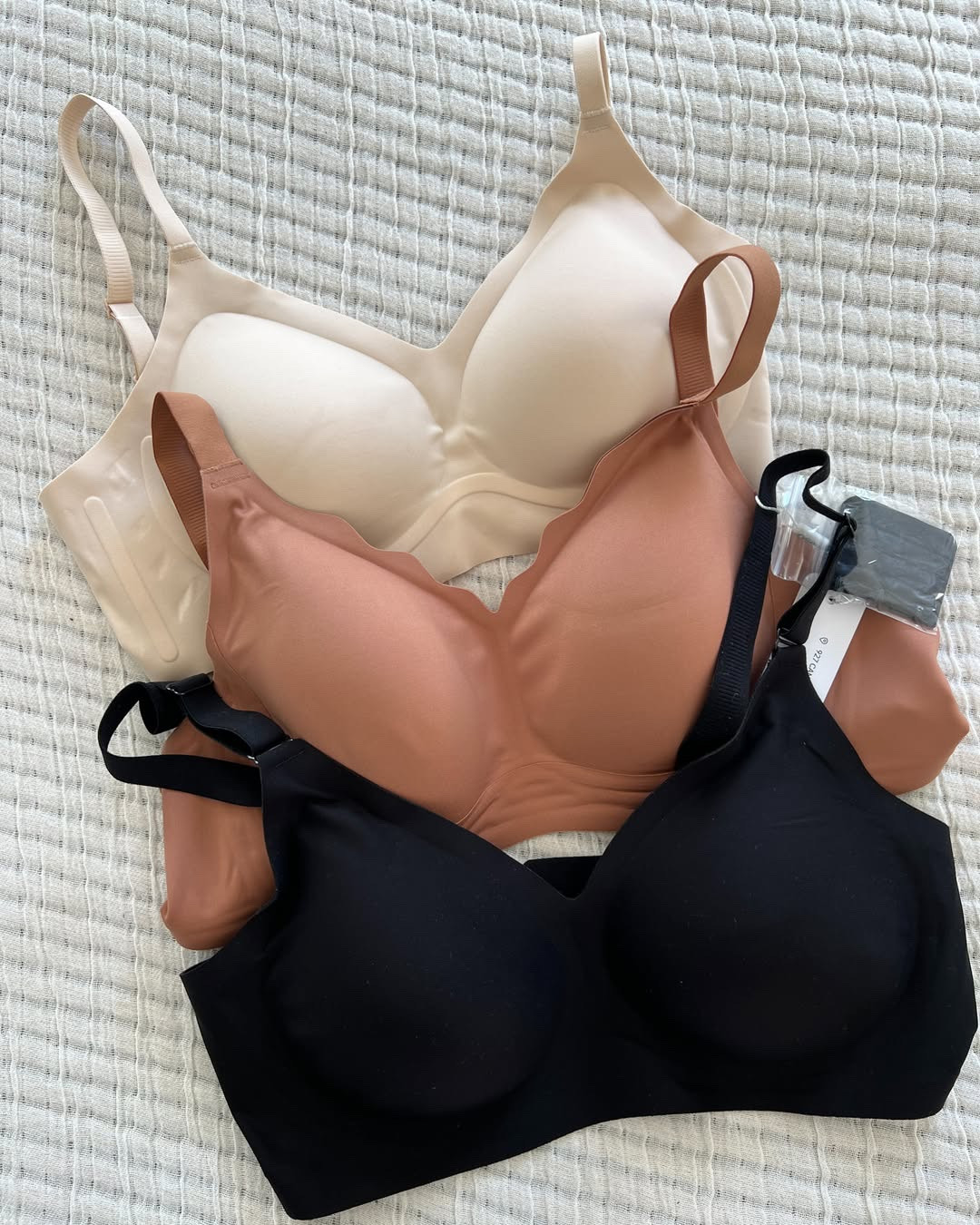 IDK why I haven't started wearing these bras sooner! They're super comfy and no underwire. 𝗬𝗼𝘂 𝗴𝗲𝘁 𝘁𝗵𝗲𝗺 𝗛𝗔𝗟𝗙 𝗼𝗳𝗳 𝘄𝗶𝘁𝗵 𝗼𝘂𝗿 link!

lace bralette styles
everyday seamless underwear
comfortable wireless bras
shapewear and smoothing pieces
silk and satin lingerie
supportive everyday intimates
matching lingerie sets
soft cotton basics
date night lingerie styles

#LTKBeauty #LTKSeasonal #LTKSaleAlert