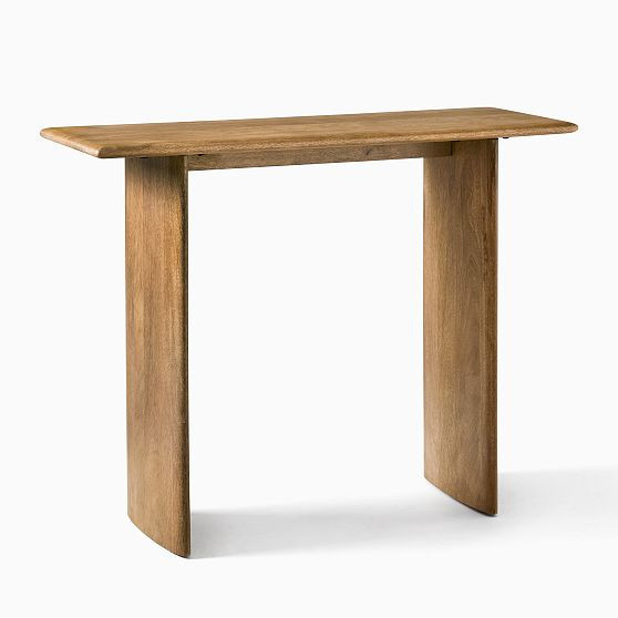 Anton 39"" Entry Console, Burnt Wax | West Elm (US)