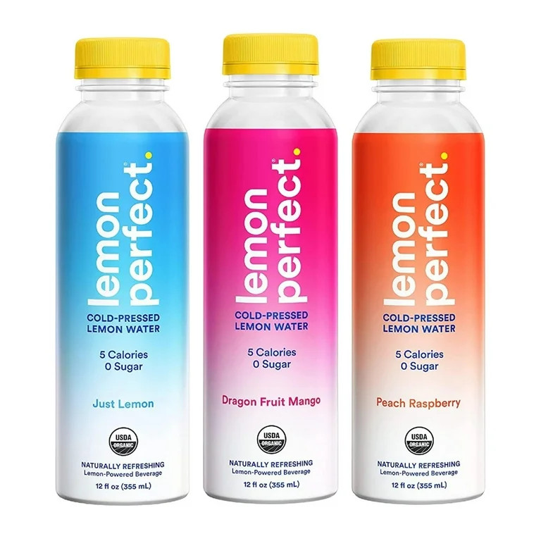 Lemon Perfect,  (15 Pack) Organic Cold-Pressed Lemon Water, Squeezed from Real Fruit, Flavored Wa... | Walmart (US)