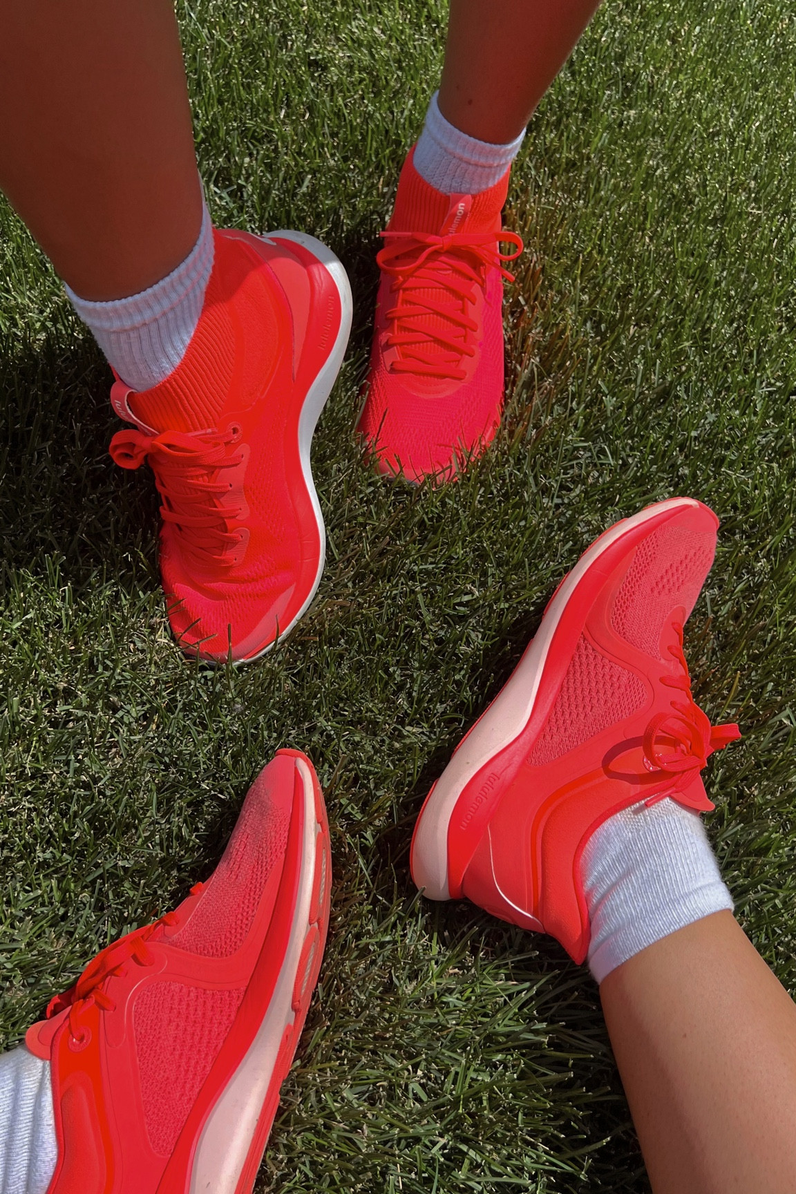 Don’t sleep on these red shoes. They’re spicy & fricken cute. Great for lifting, walking, and matching with your sister  Dare you not to buy them. 

#LTKsalealert #LTKfit #LTKshoecrush