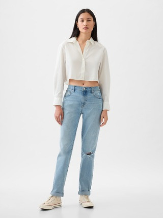 Mid Rise Girlfriend Jeans | Gap (CA)