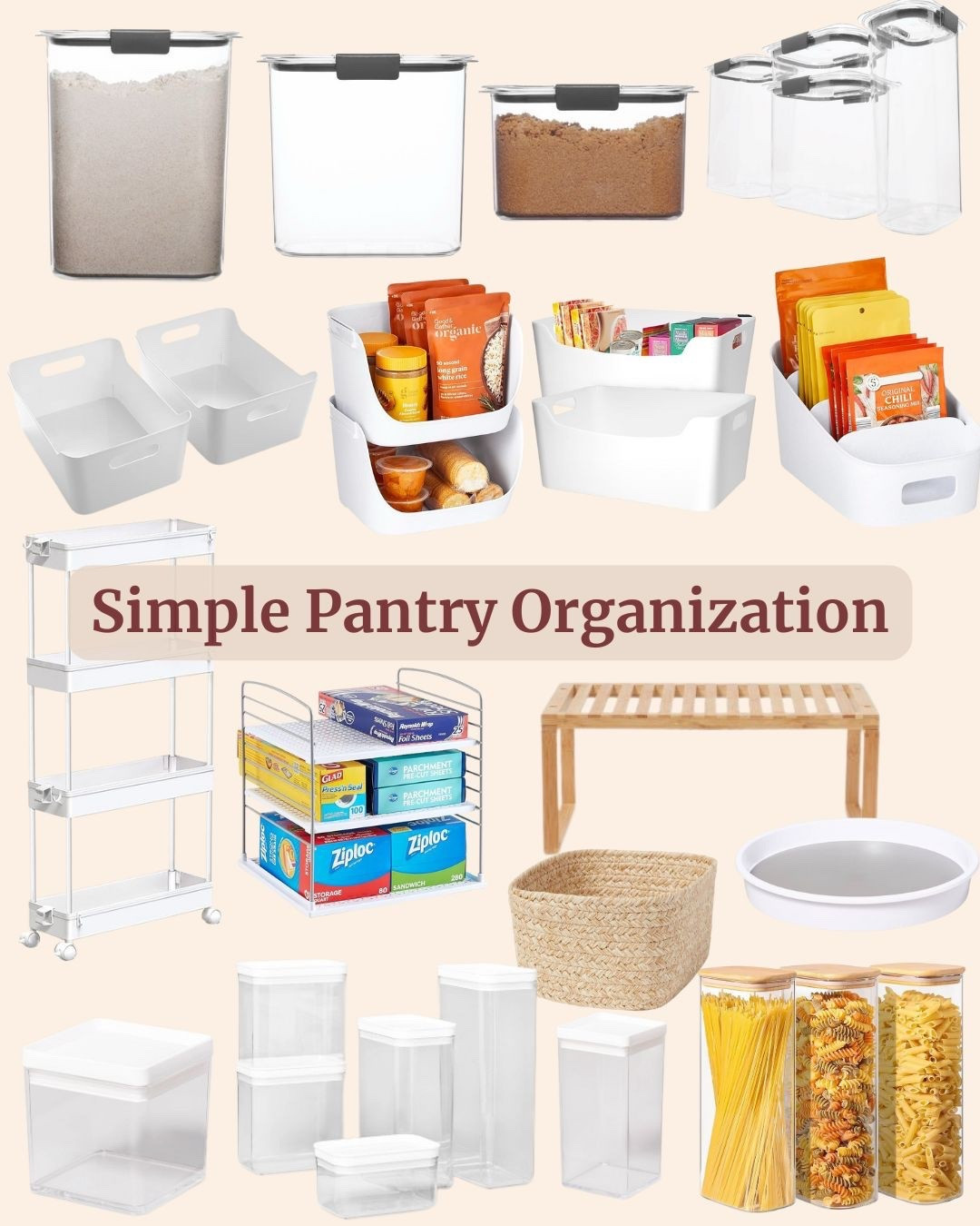 Sharing pantry organization essentials to help keep your pantry organized and maintained year round.  ✨ From can organizers, open front bins for snacks, chips,and more, shelf risers, airtight storage for flour and sugar, shelf liner, and baskets, I have included many options to help keep your pantry organized.  

✨Pantry Refresh | Home organization | Organized Home 

#LTKFindsUnder50 #LTKHome