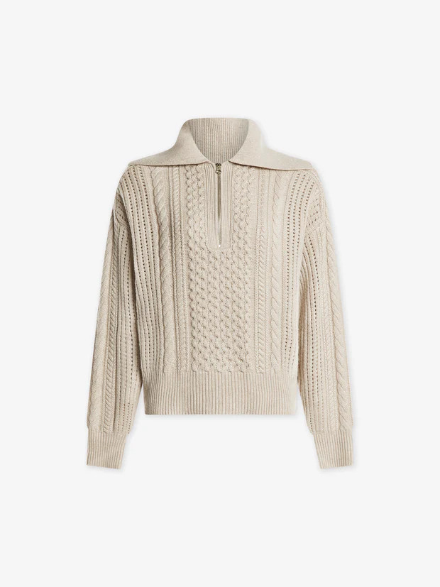 Camello Cable Knit Sweater | Varley UK