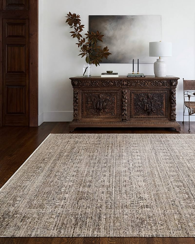Becki Owens x Surya Margaret Area Rug, 9' x 13'1", Vintage Brown | Amazon (US)