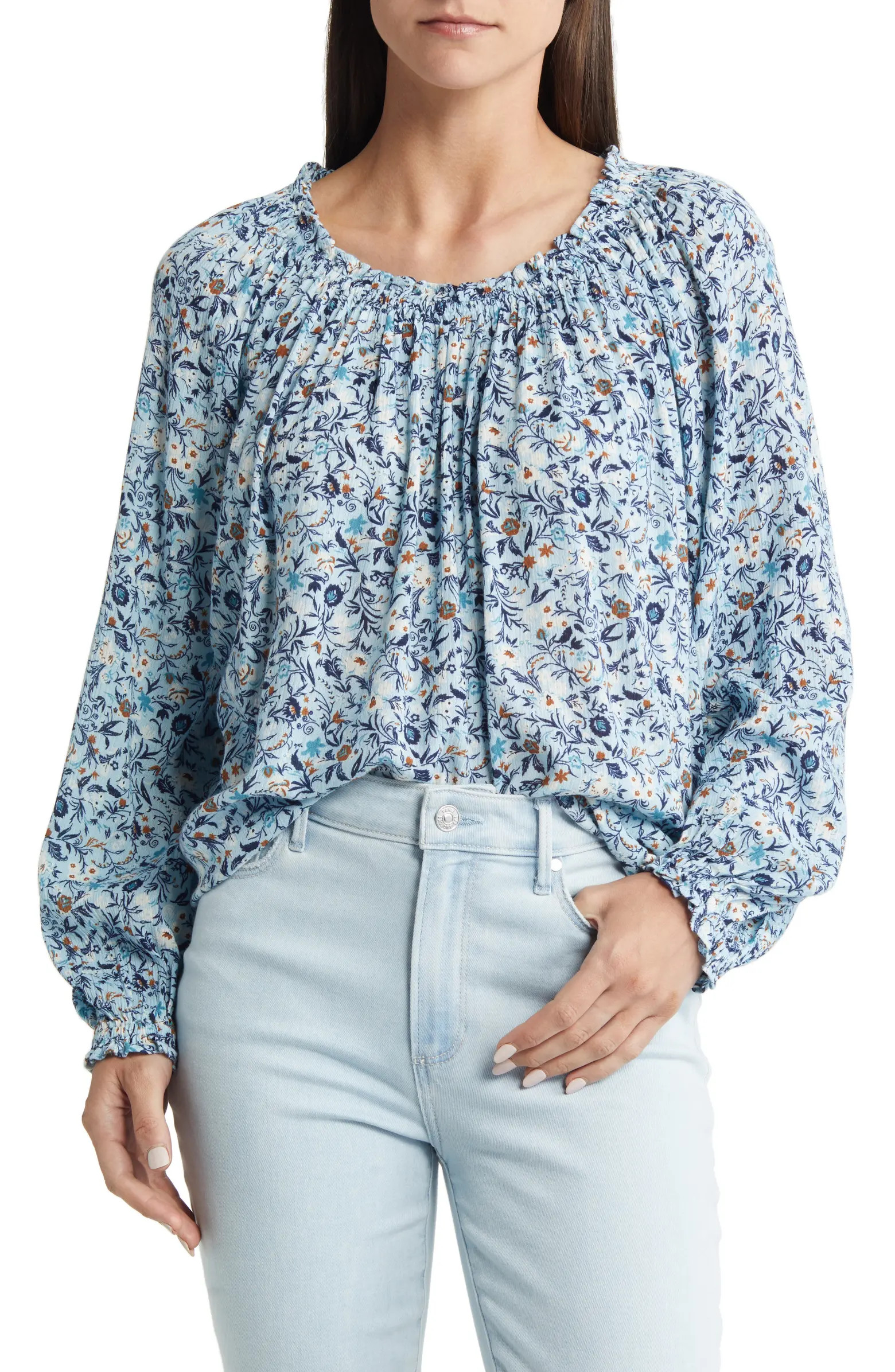 Floral Frill Top | Nordstrom