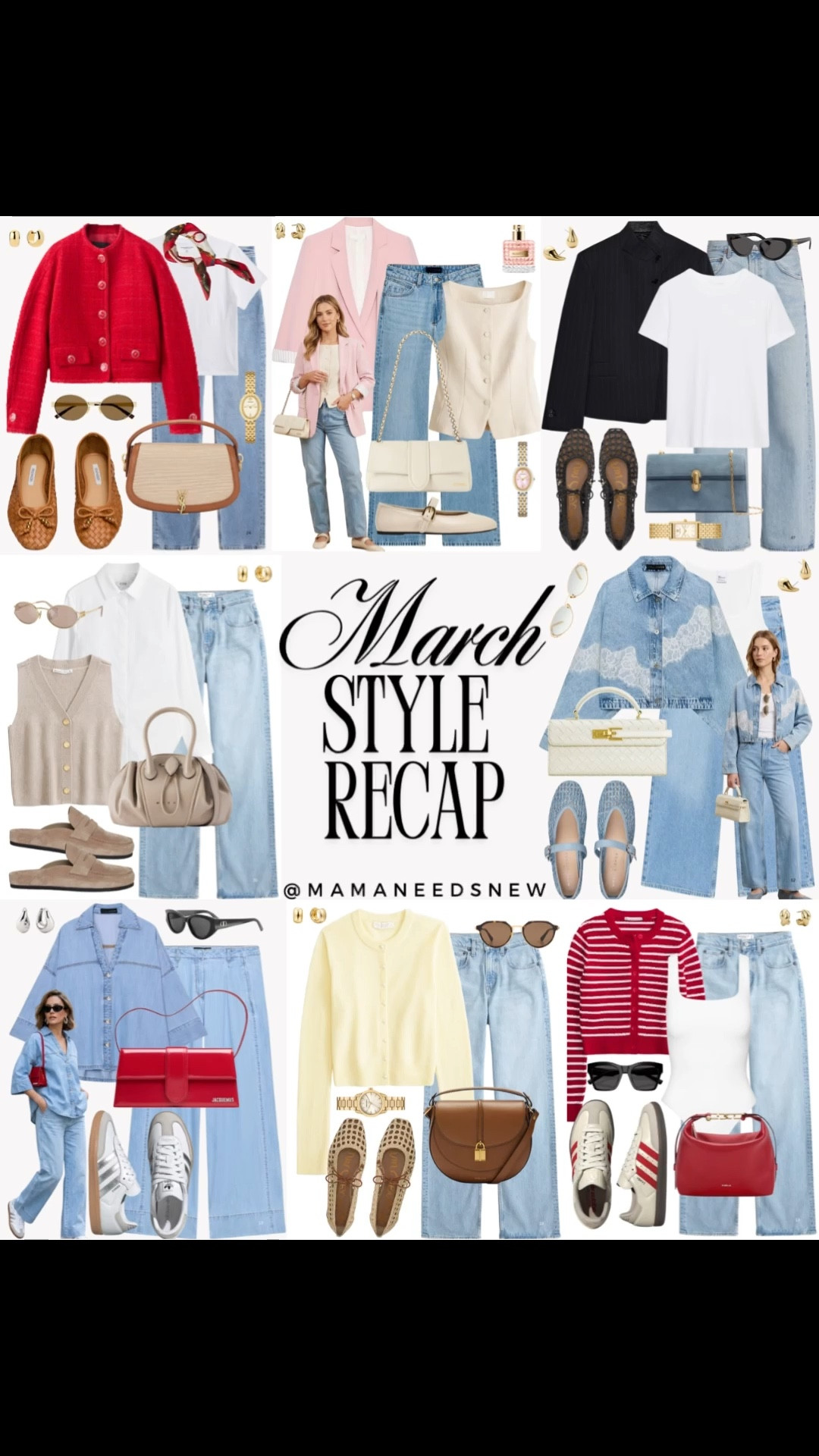Monthly style recap: All of the spring outfits from March 💖 which look was your favorite?

(Refer to original posts for full outfit details) 

#LTKootd #LTKSeasonal #LTKSaleAlert