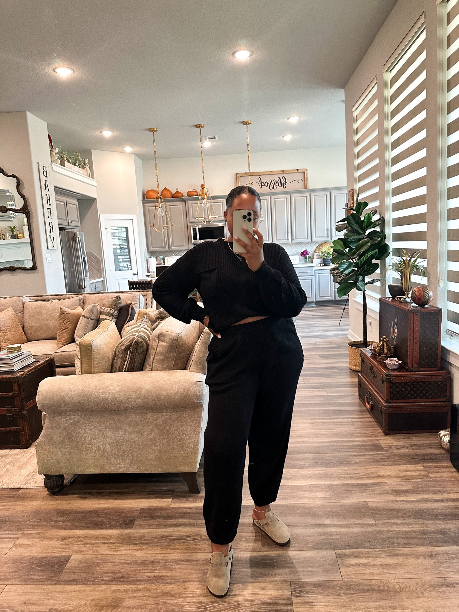 Set-  size medium 
Shoes -  tts 

Matching set - affordable outfit - black outfit - all black - Birkenstocks - fall outfit - fall fashion - winter outfit - winter fashion - 

Follow my shop @styledbylynnai on the @shop.LTK app to shop this post and get my exclusive app-only content!

#liketkit 
@shop.ltk
https://liketk.it/4OUvY

Follow my shop @styledbylynnai on the @shop.LTK app to shop this post and get my exclusive app-only content!

#liketkit 
@shop.ltk
https://liketk.it/4Pb93

Follow my shop @styledbylynnai on the @shop.LTK app to shop this post and get my exclusive app-only content!

#liketkit #LTKStyleTip #LTKFindsUnder50 #LTKFindsUnder100
@shop.ltk
https://liketk.it/4PQfv