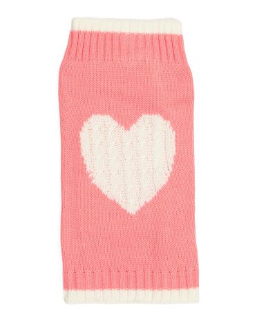 Cable Knit Heart Sweater | TJ Maxx