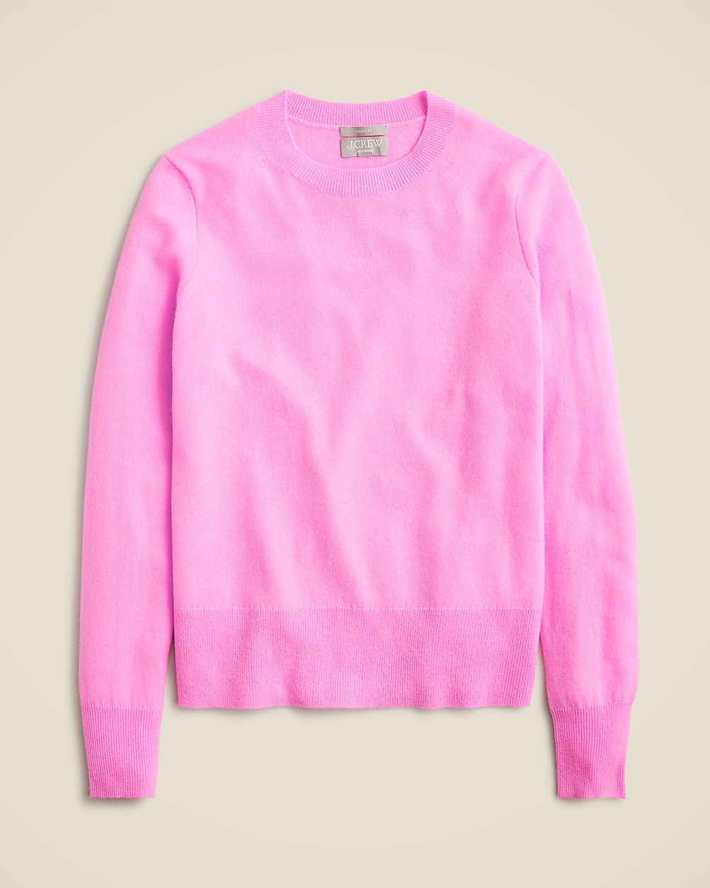 Cashmere classic-fit crewneck sweater | J. Crew US
