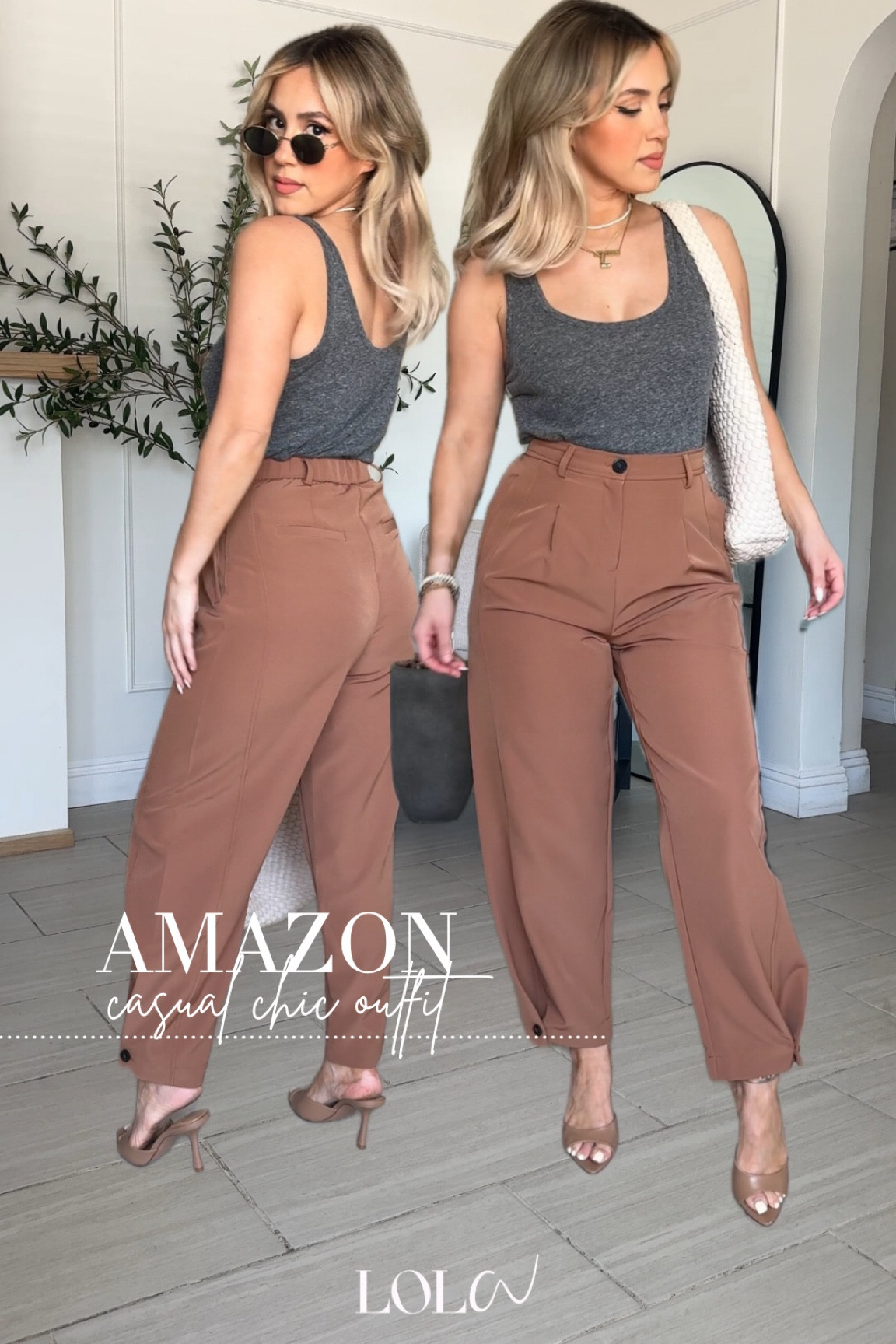 Casual chic mid-summer Amazon outfits 🤗

Trousers are a small (I LOVE THESE SO MUCHMUCH & own them in 2 other colors as well. Grey tank is actually from Mango but it's discontinued 😞

#LTKStyleTip #LTKFindsUnder50 #LTKU