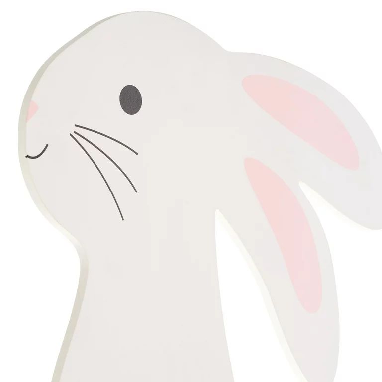 Way to Celebrate Large Slotted White Bunny Decor | Walmart (US)