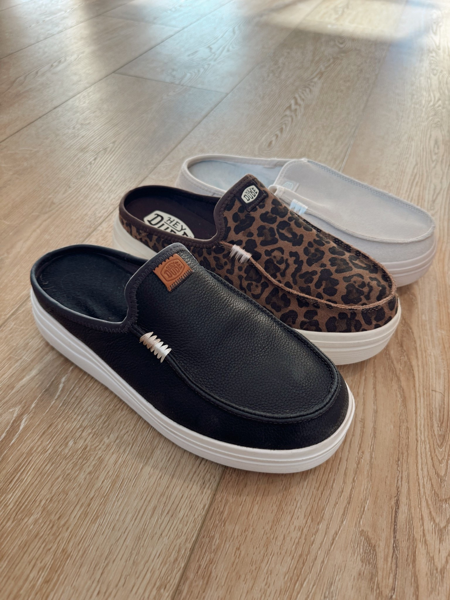 I absolutely LOVE these slides this time of year / spring 🙌🏼🤎 they’re so comfy & come in tons of colors! I have four pairs 🙈 very tts! 

I linked both Amazon and Hey dude direct options b/c they’re in stock randomly on both sides! Make sure you use the 25% off code FALL25 though if you get the black leather ones! 🤌🏼

Hey dude / Austin lift / fall ootd / slides / comfy / cute / easy style / Holley Gabrielle / gift ideas for her / review / reel 

#LTKFindsUnder100 #LTKStyleTip #LTKShoeCrush