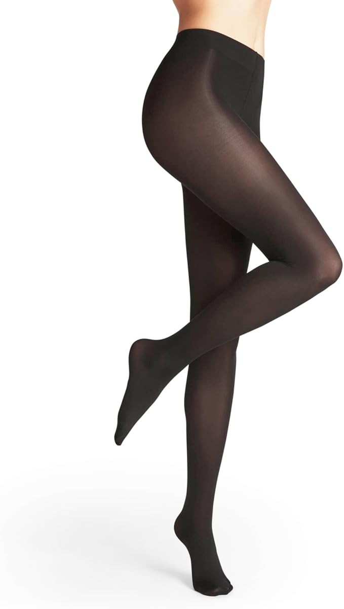 FALKE Women's Seidenglatt 40 DEN Tights Semi-Opaque Mid-Thick Plain Shiny Resistant With Comfort ... | Amazon (UK)