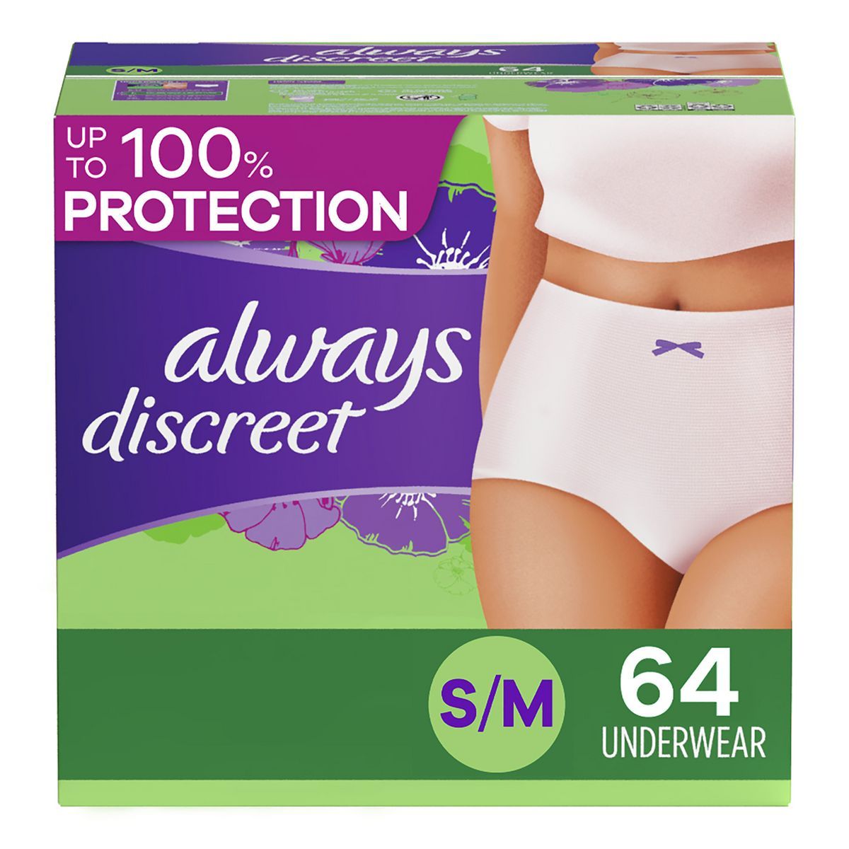 Always Discreet Incontinence & Postpartum Incontinence Underwear for Women - Maximum | Target