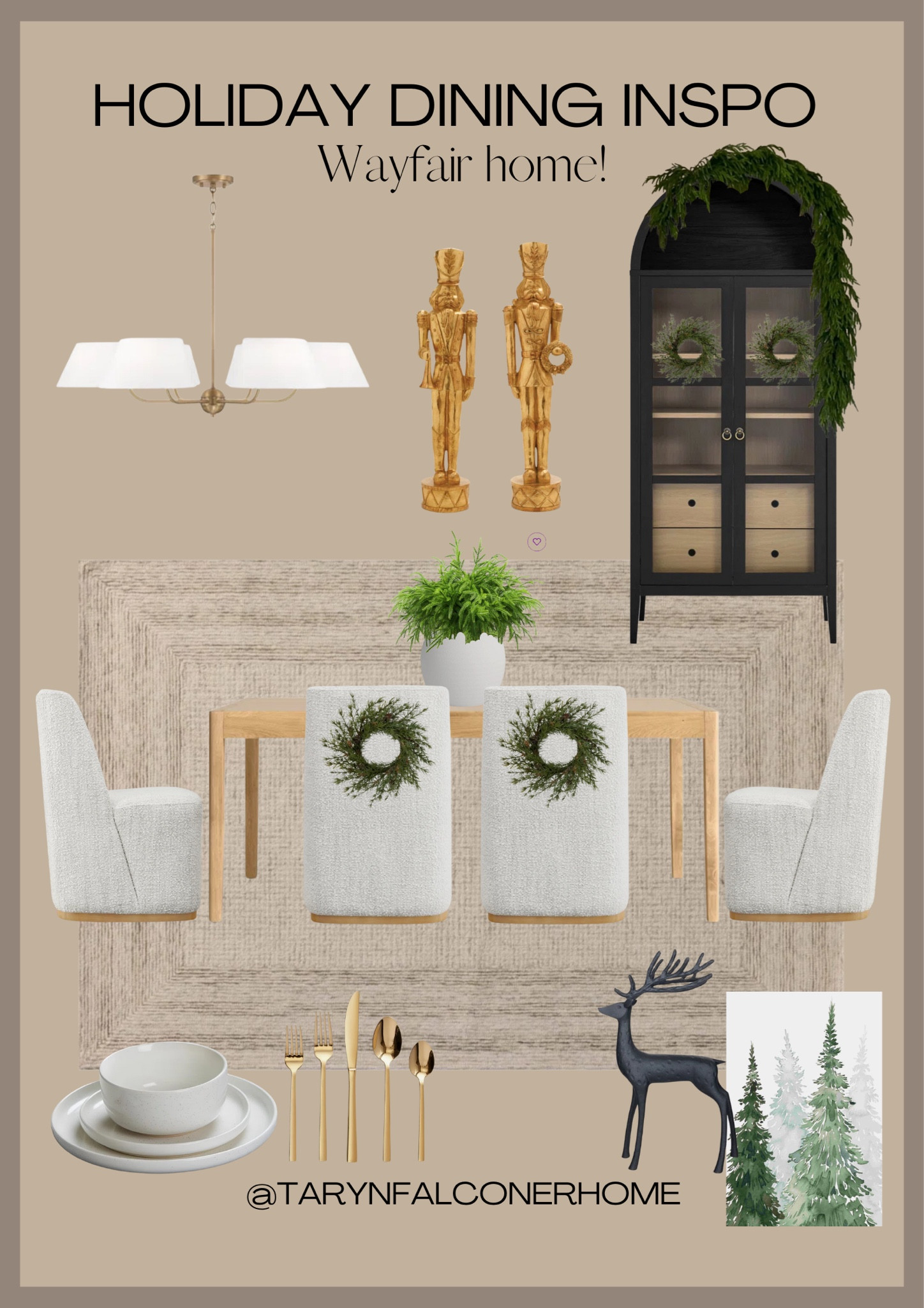 Holiday dining inspo and it’s all from Wayfair🌲🙌🏼

@wayfair #wayfairpartner #holidayhome #christmasdecor #diningroom 

#LTKHoliday #LTKHome