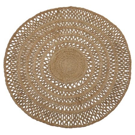 Round Jute Area Rug by Drew Barrymore Flower Home | Walmart (US)