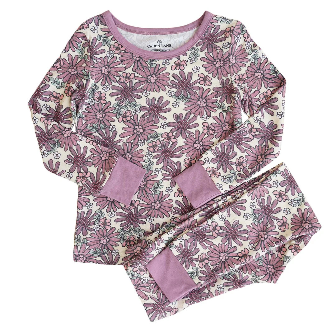 Maya's Moody Floral Two Piece Pajama Set | Caden Lane
