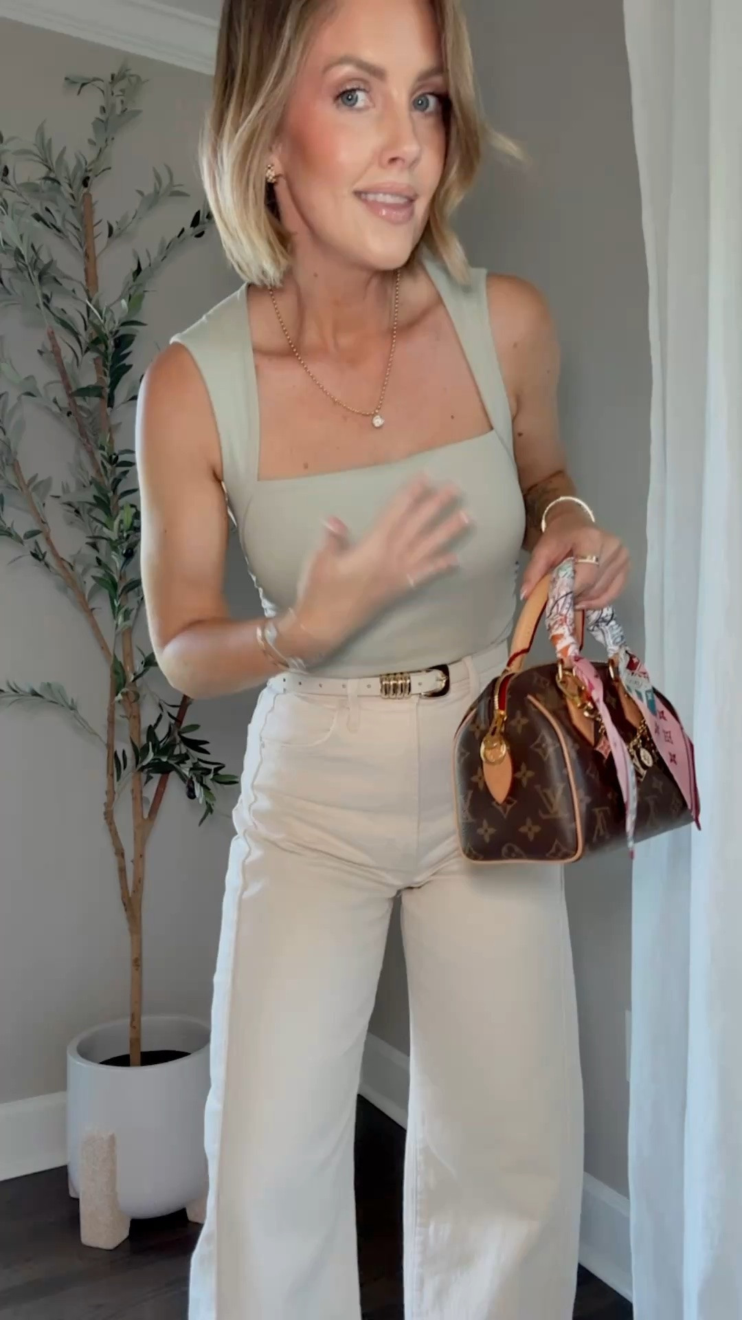 XS Target top / 24 petite jeans (I sized down one)

#LTKootd #LTKPetite #LTKOver40