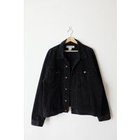 Vintage Black Denim Jacket/Jean Jacket From 90's/Unisex | Etsy (US)