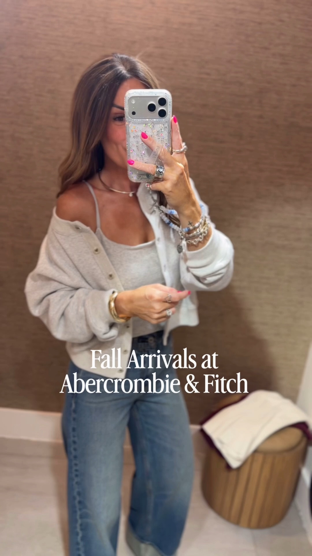 @abercrombie fall arrivals! I’m 5”6 for reference, wearing an  XS in the tops and a 24 regular in the cuffed jeans and a 25 in the distressed jeans.

#LTKgrwm #LTKootd #LTKdayinmylife