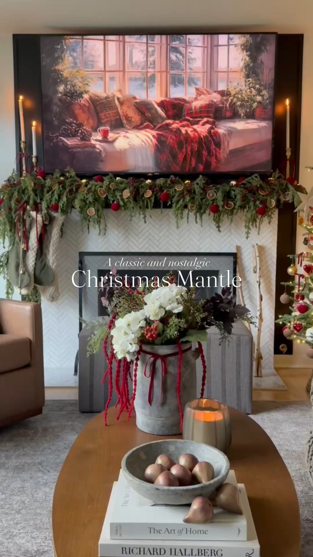 Classic and nostalgic Christmas mantle ❤️

I have to say I am loving the red this season! Give me all the nostalgic vibes this holiday season. 

#LTKHoliday #LTKHome #LTKSeasonal
