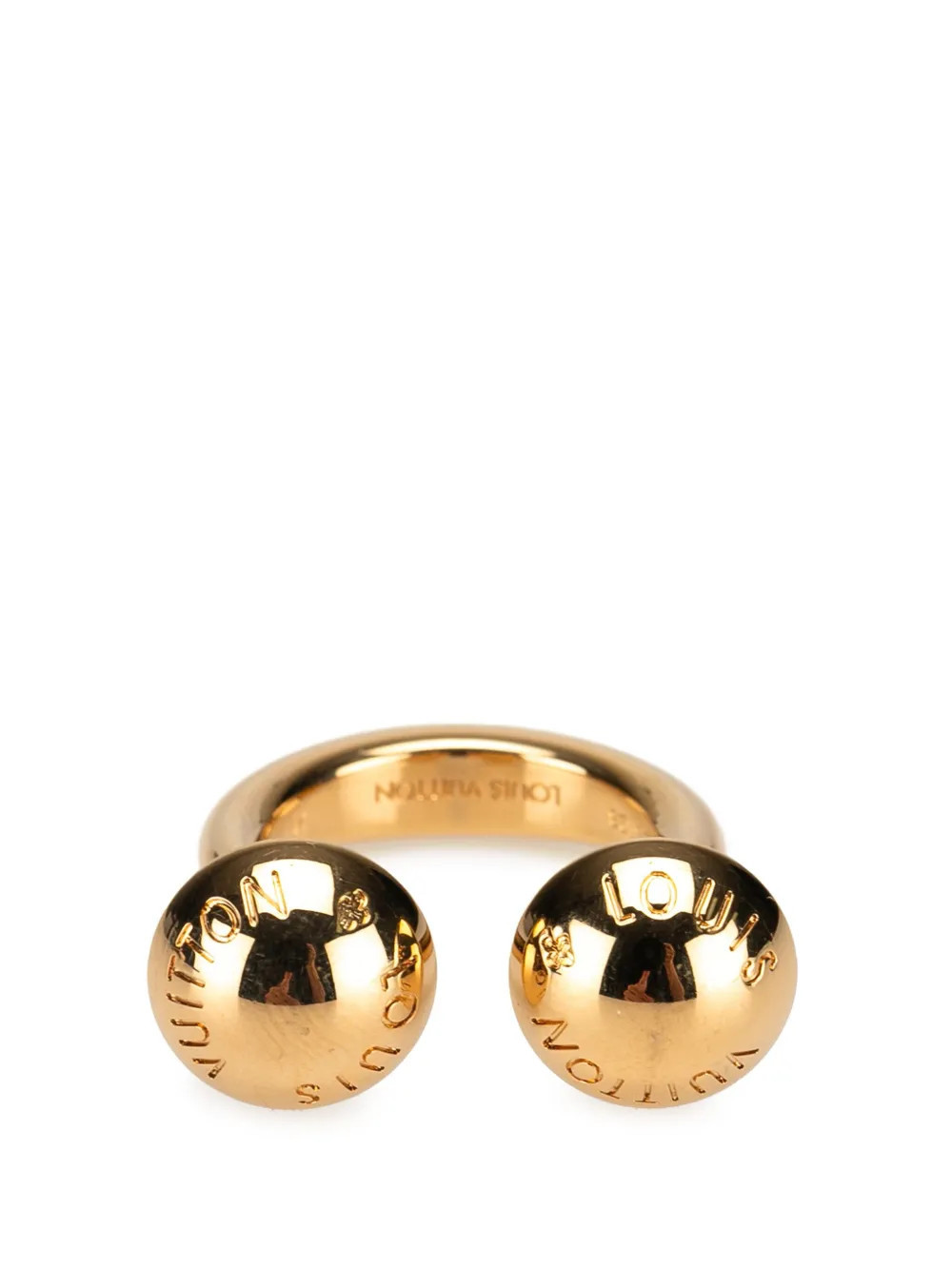 Louis Vuitton Pre-Owned 2018 Gold Plated Studs Interchangeable Studdy Cocktail Ring costume ring | Farfetch Global
