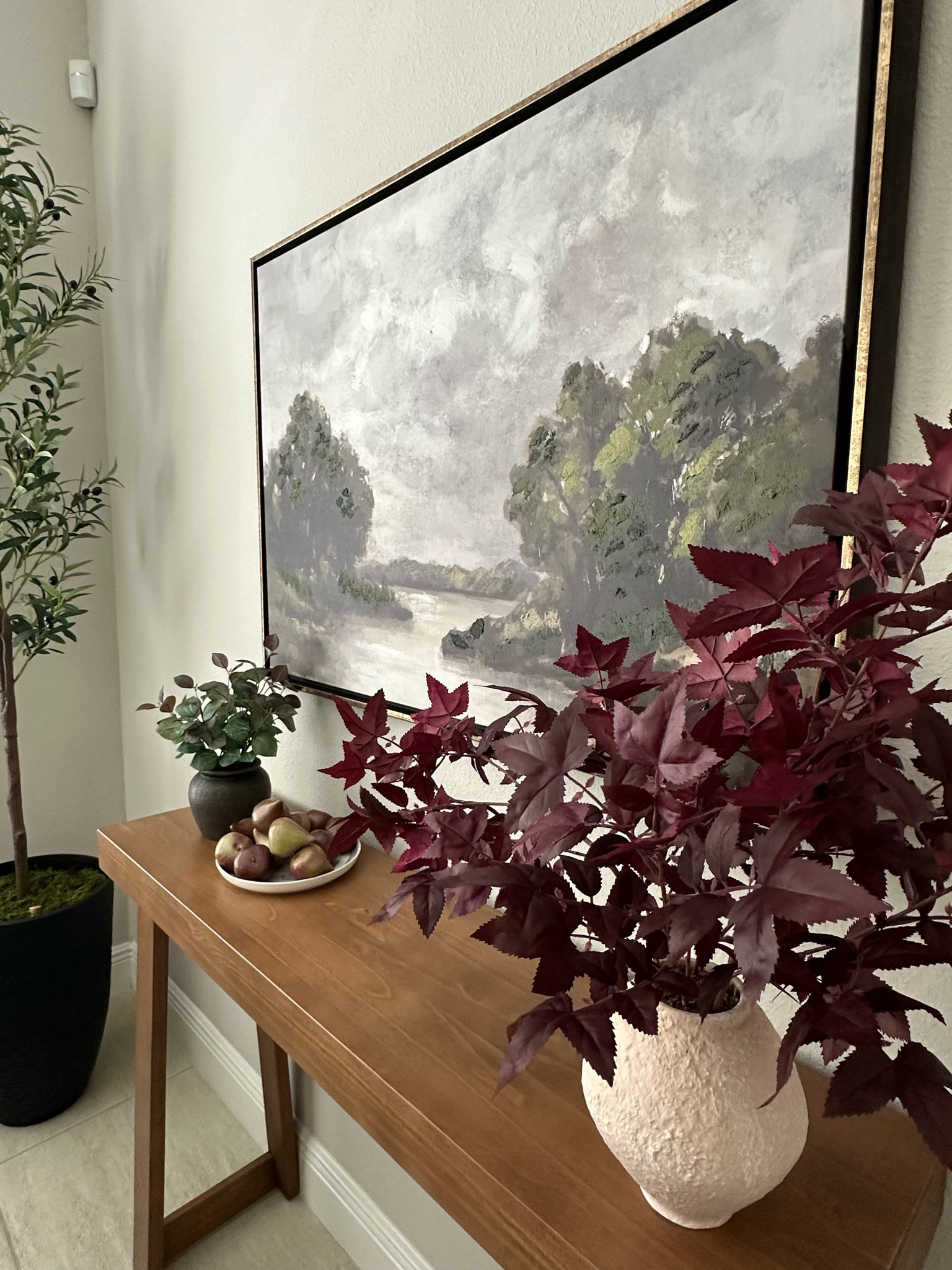 Moody Fall decor. Kitchen styling. Console table  

#LTKSeasonal #LTKFindsUnder100 #LTKHome