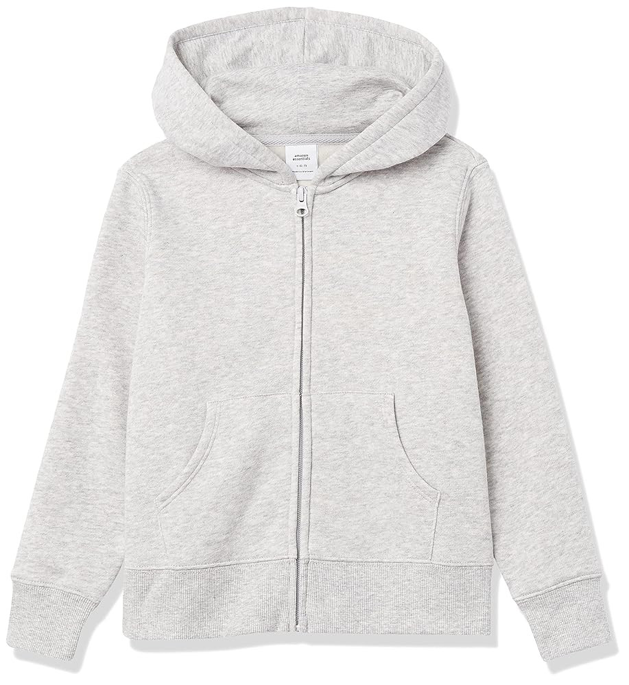 Amazon Essentials Girls and Toddlers' Fleece Zip-Up Hoodie Sweatshirt | Amazon (US)