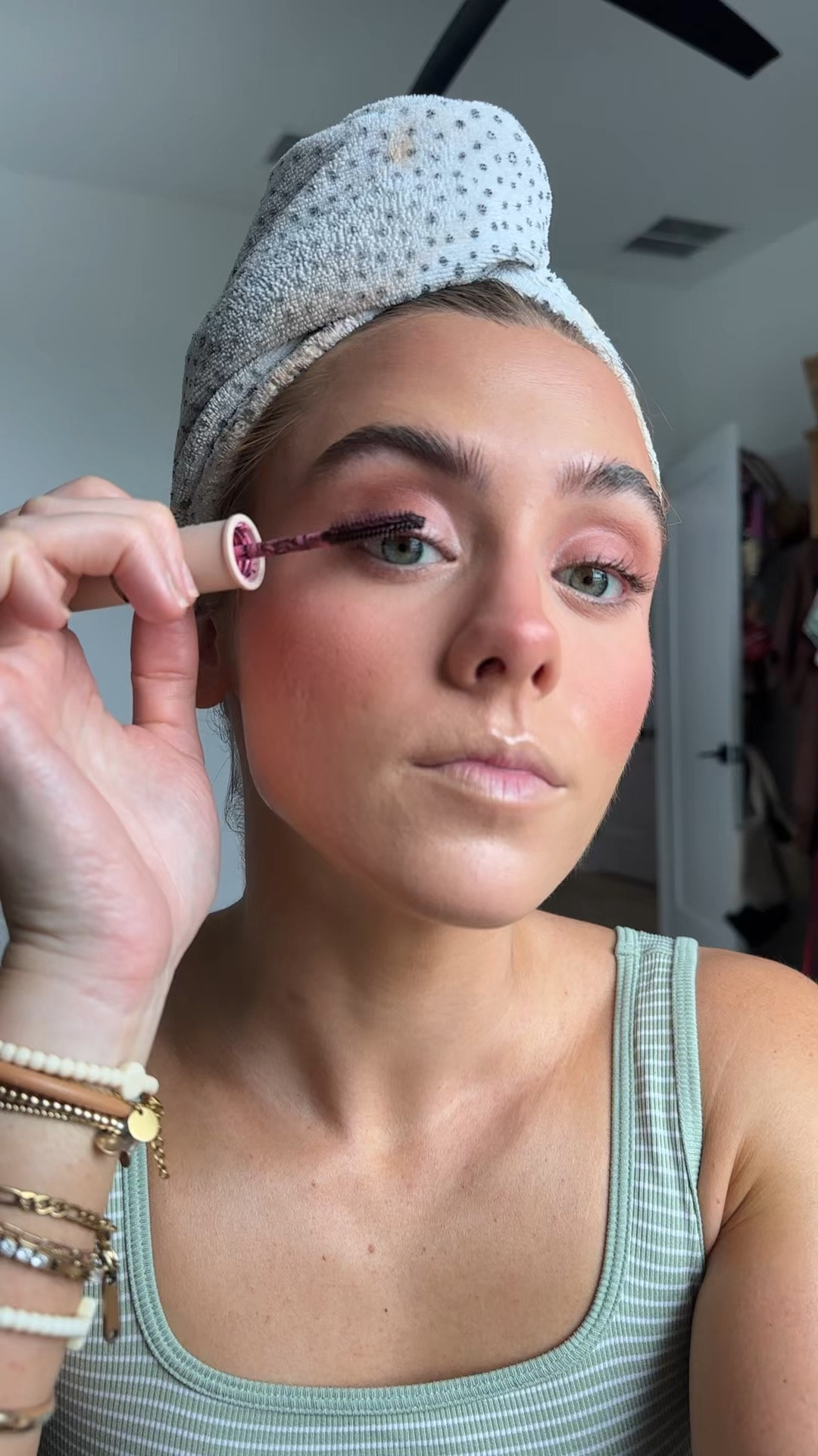 This first of its kind duo mascara is proof that you really can have it all - brown/black, length/volume, natural/glam - all in a single tube. Designed for ultimate versatility, you can go from natural clean length to bold and dramatic volume, all with flake-free, smudge-proof all day wear. Finally, a mascara that does the most for those who do the most @DIBS Beauty code is SLOANE.

#LTKgrwm #LTKselfcare #LTKBeauty