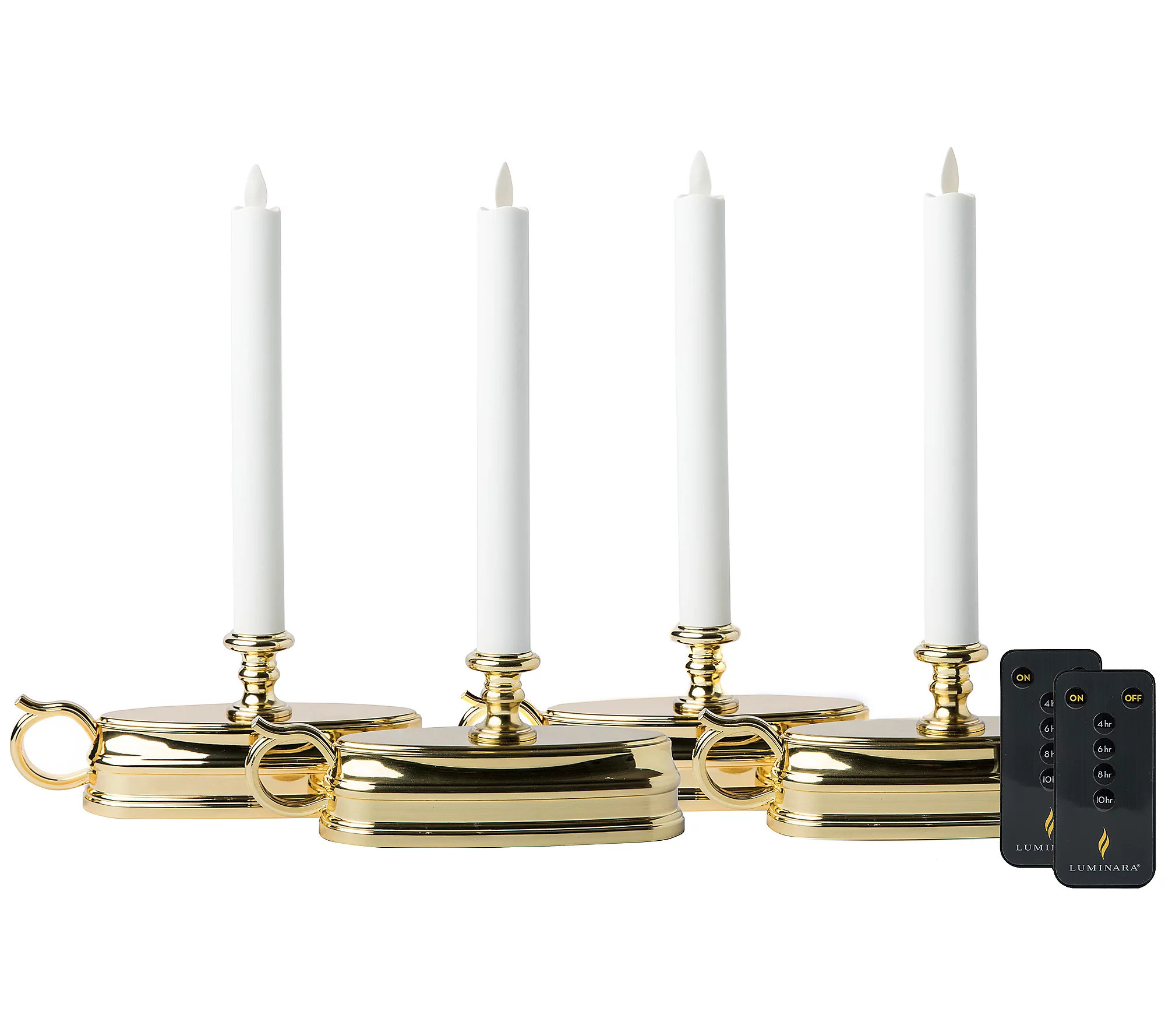 Luminara Set of (4) Colonial Flameless Window C ndles | QVC