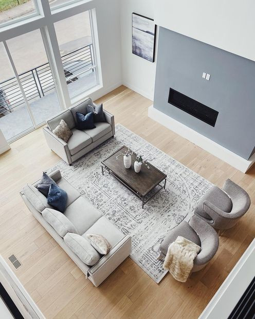 Gray Ring Around The Rosette 8' x 11' 6" Area Rug | Rugs USA