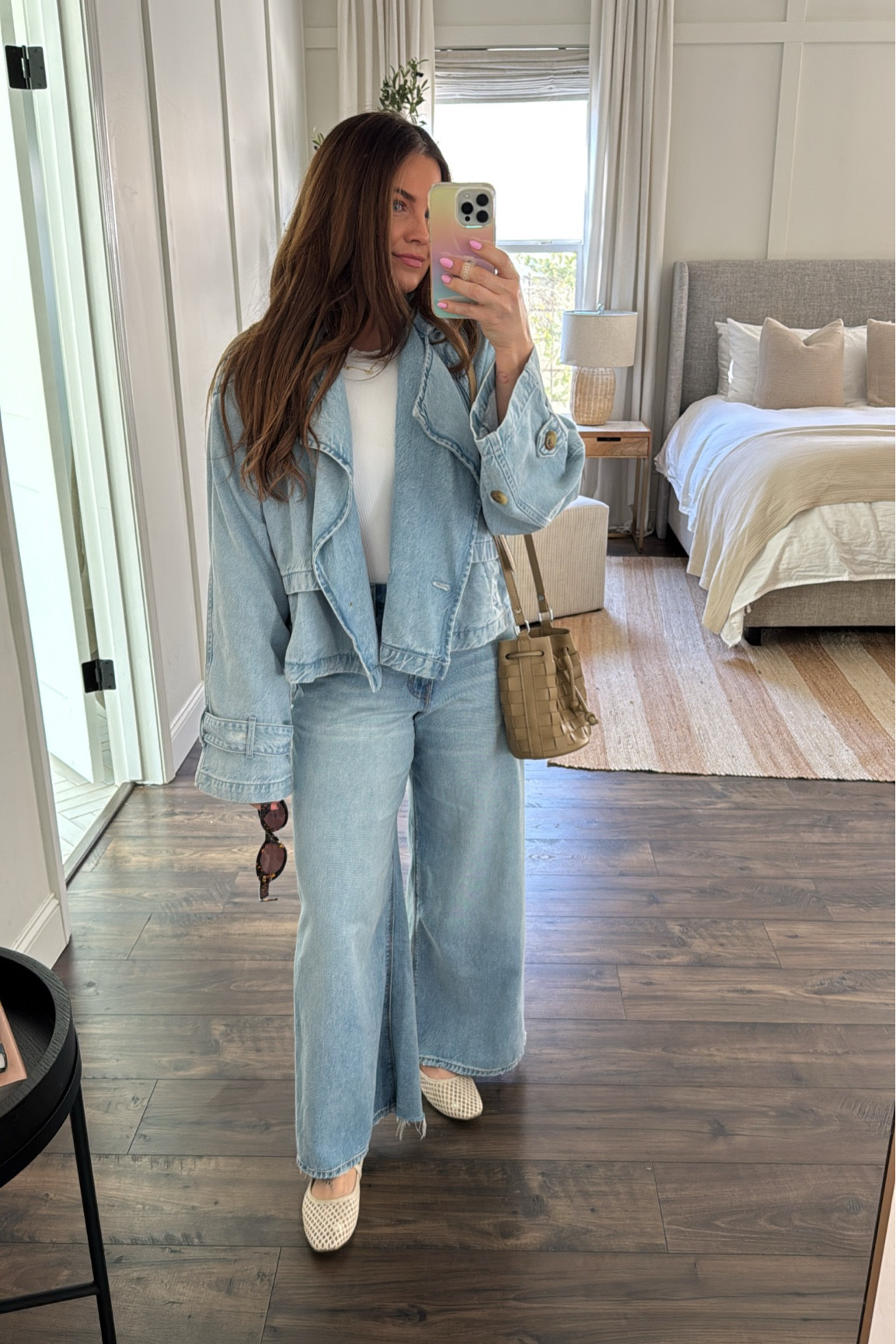 Denim on denim church look today! Jacket & jeans run tts!!!