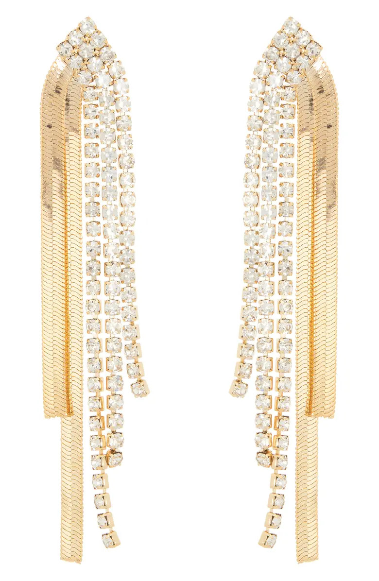 Tasha Crystal & Chain Fringe Earrings | Nordstromrack | Nordstrom Rack
