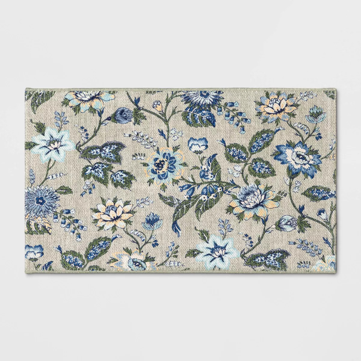 Spring Floral Scatter Accent Rug Green/Blue - Threshold™ | Target