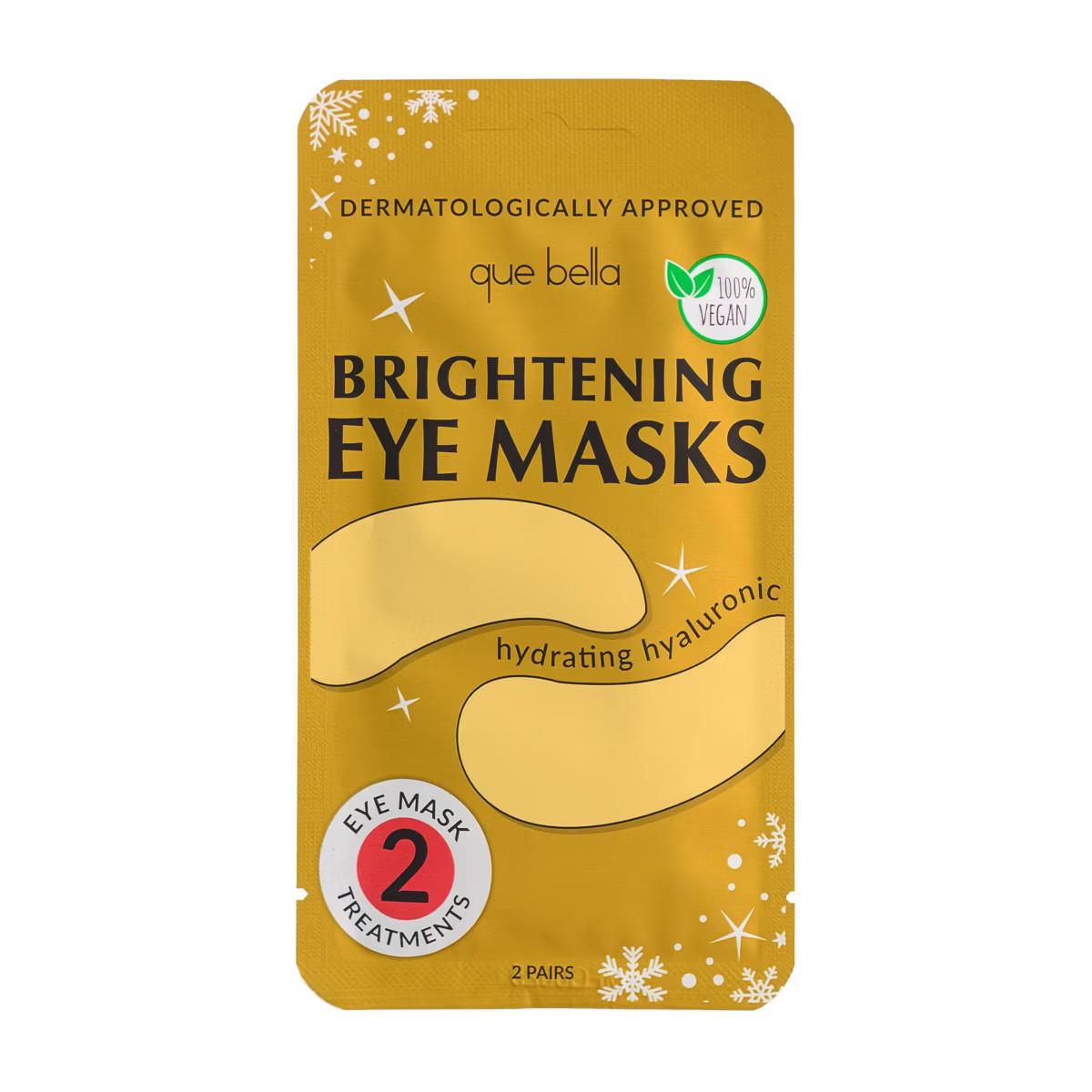 Que Bella Brightening Eye Masks - 2pk | Target