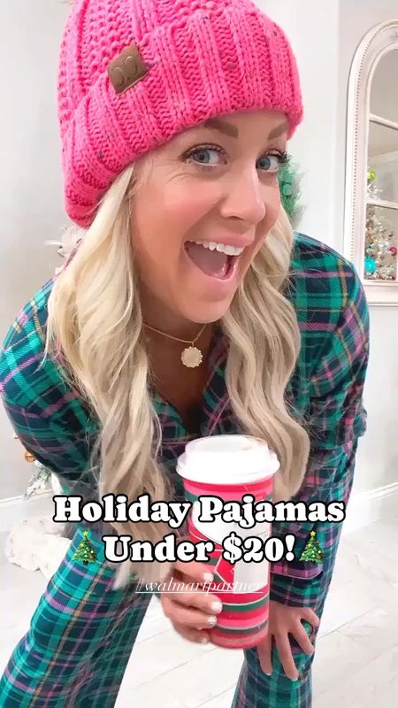 Walmart Joyspun holiday pajamas under $20! I suggest sizing down in both 

@walmartfashion
#walmartpartner
#walmartfashion

#LTKCyberWeek #LTKGiftGuide #LTKsalealert