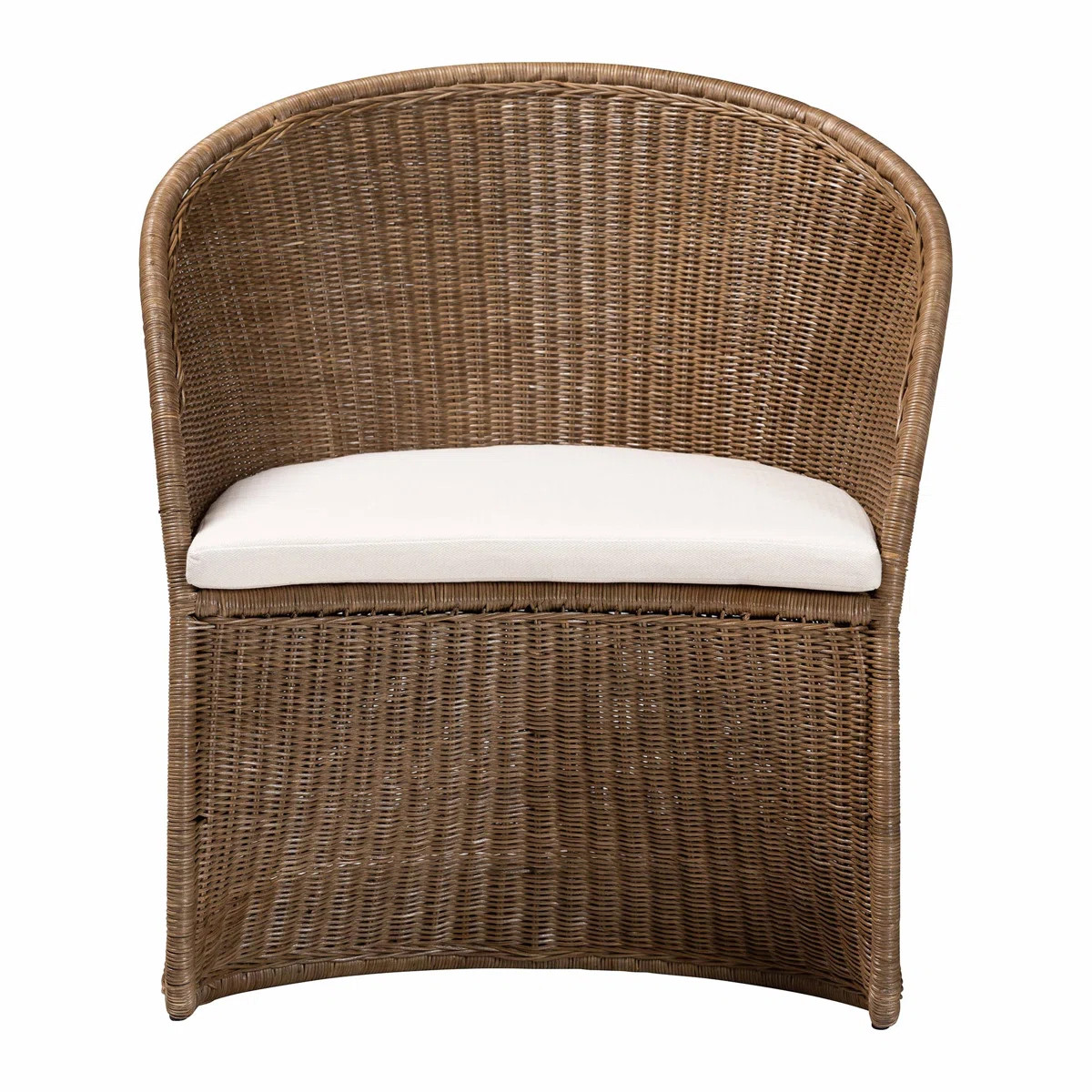 Bay Isle Home™ Bali & Pari Kintamani Bohemian Greywashed Rattan Accent Chair | Wayfair | Wayfair North America